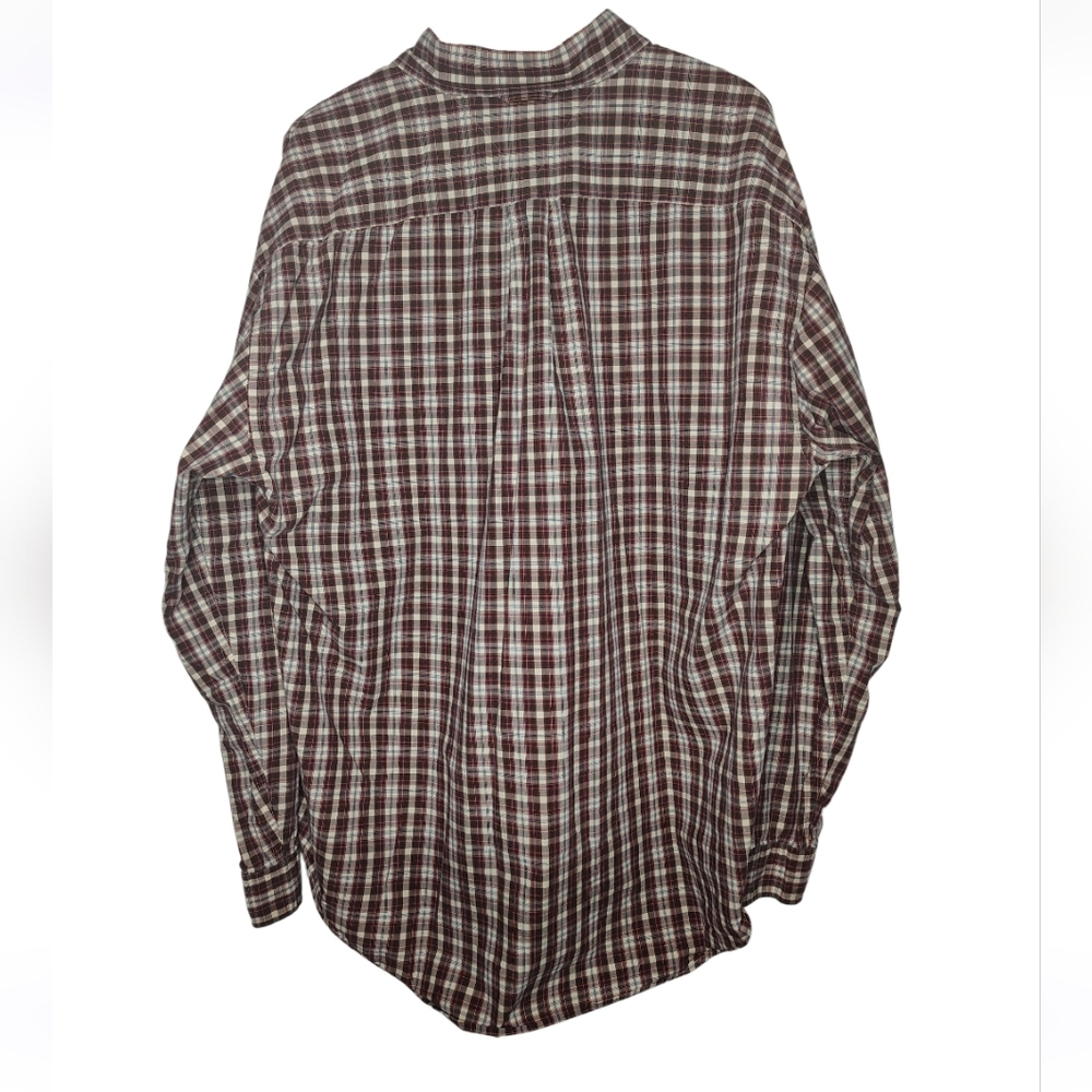 Y2K Tommy Hilfiger Plaid Button Down Long Sleeve Shirt Size XXL Vintage - Picture 6 of 12